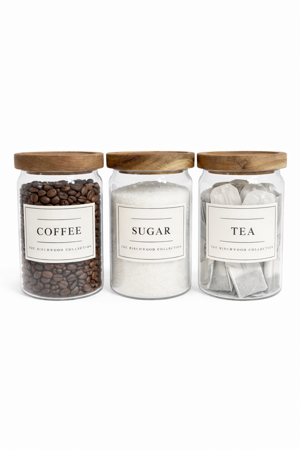 The Essentials Collection - Coffee, Sugar & Tea Storage Jars – The Birchwood Collection